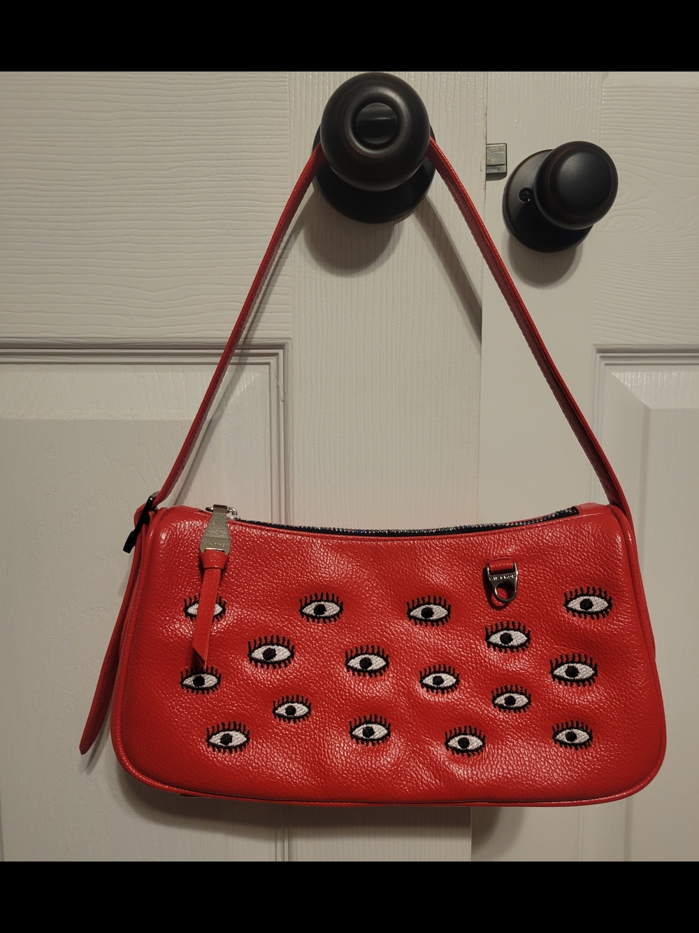 Min & MON Lucas Hobo Red Poppy - All Over Eyes Bag